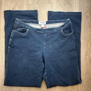 Pajamajeans dark wash denim look pants